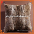 chinese rabbit Chinchilla rabbit fur pillow for sofa